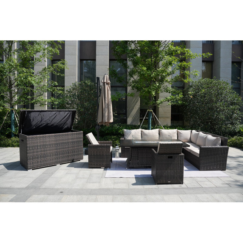 8 - Person Patio Conversation Set with Cushions
