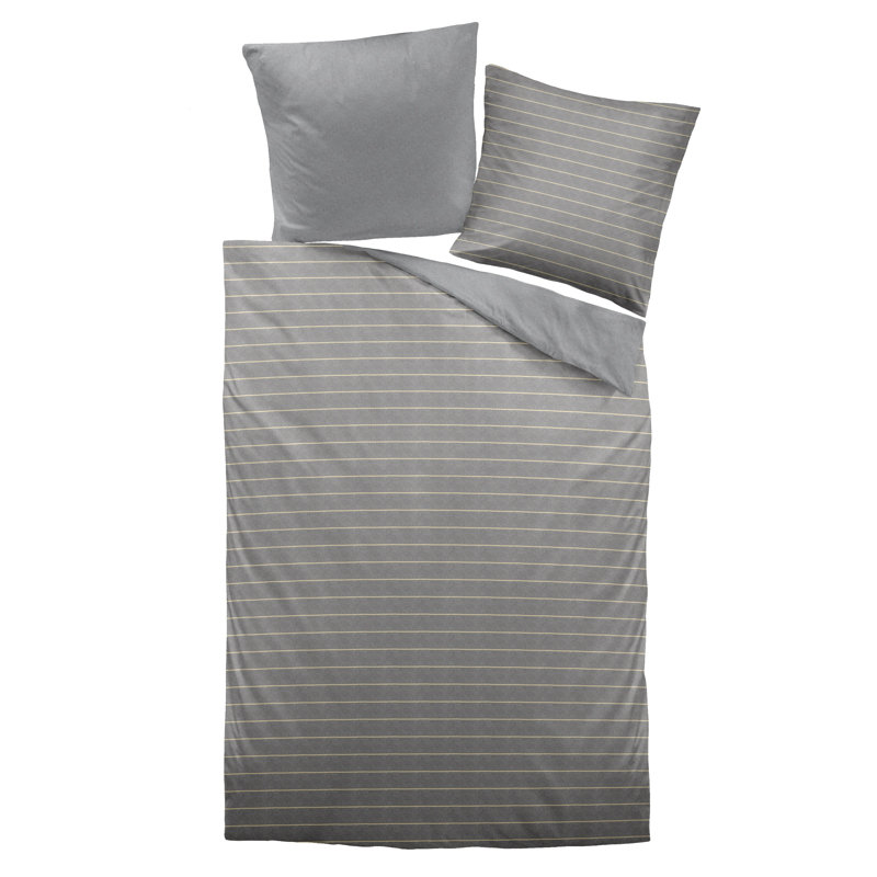 Nordic Breeze Striped Duvet Cover Set with Pillowcases Included