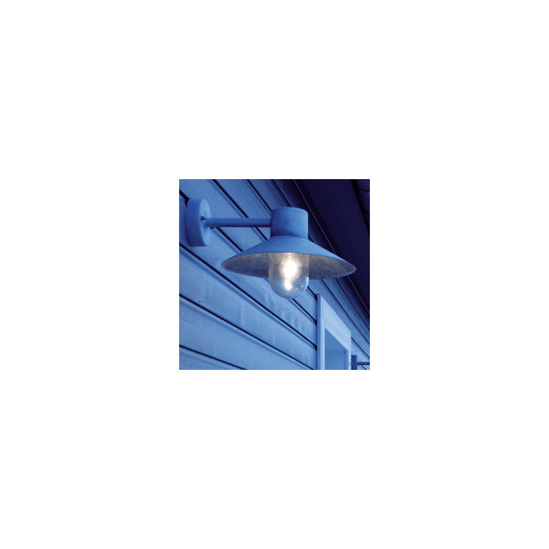 Wendover Outdoor Barn Light, Galvanized