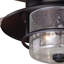 Ventilateur de plafond rustique d'extérieur à fixation sur tige 56 po Hedgerley