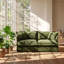 Upholstered 83.4 " Chenille L-Shaped Sofa Bed