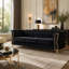 87.41 " Velvet Sofa
