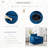 3-in-1 Multi-Functional Velvet Sleeper Couch Pull-Out Bed-654710103