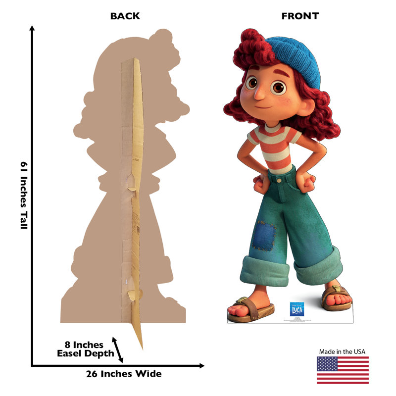 Giulia Life Size Cardboard Cutout from Disney Pixar Luca