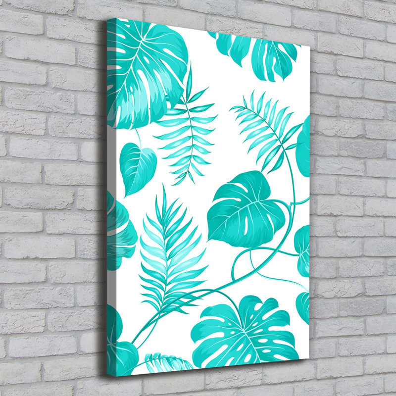 Tropical Leaves - Wrapped Canvas Print