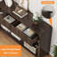 Console avec 2 tiroirs et canapé en bois