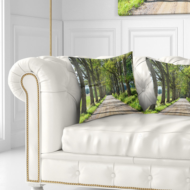 Coussin décoratif Paysage, 16 po x 1 po, Coussin décoratif