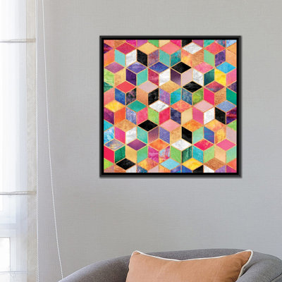 « color cubes », impression sur toile