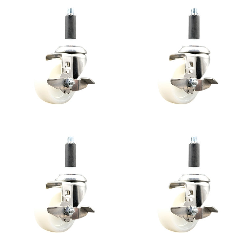 Ensemble de roulettes extensibles en nylon