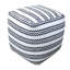 Pouf carré à chevrons 16 po Bartow