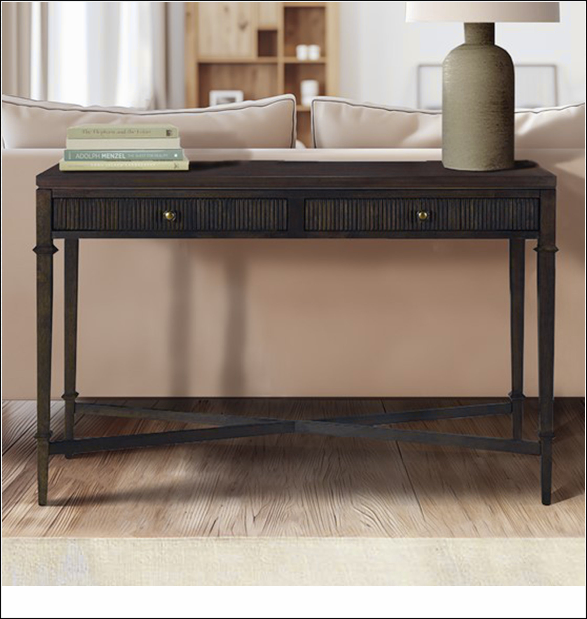 Wayfair Console Rosecliff Heights Fluted 2-drawer Storage Console Table - Wayfair Canada