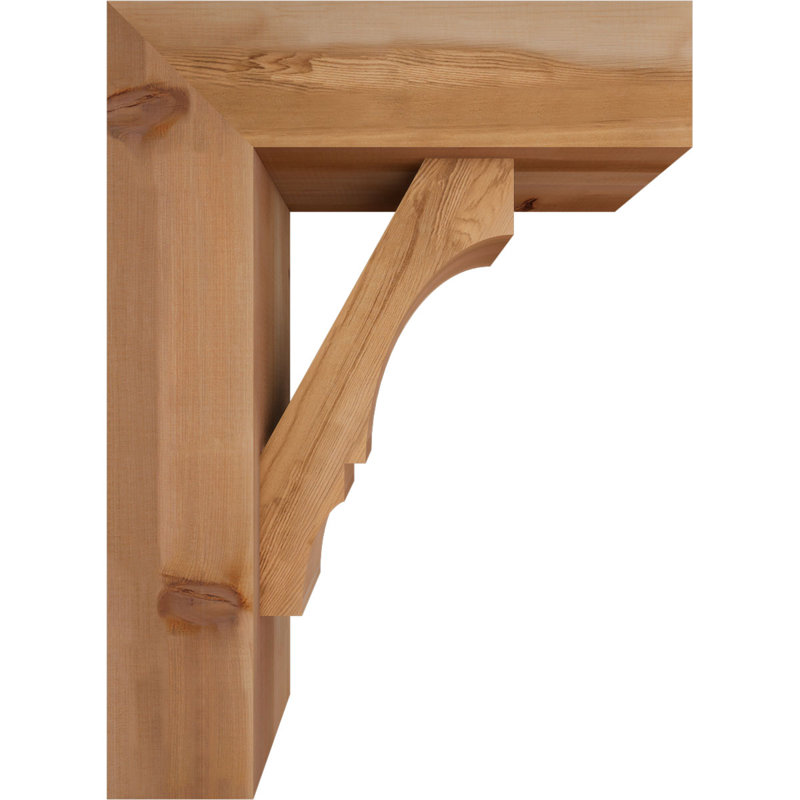 Support de bloc Balboa avec entretoise décalée, 30 x 22, Cèdre rouge occidental de l 7 1/2 po (lisse)