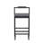 Modern Velvet Upholstered Counter Height Bar Stools With Footrest & Back(Set Of 2)-314884139-314884136