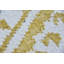 Tapis blanc/doré fait main kilim Lianna-1317494529