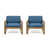 Dark Teal Cushion/Light Brown Frame is unavailable