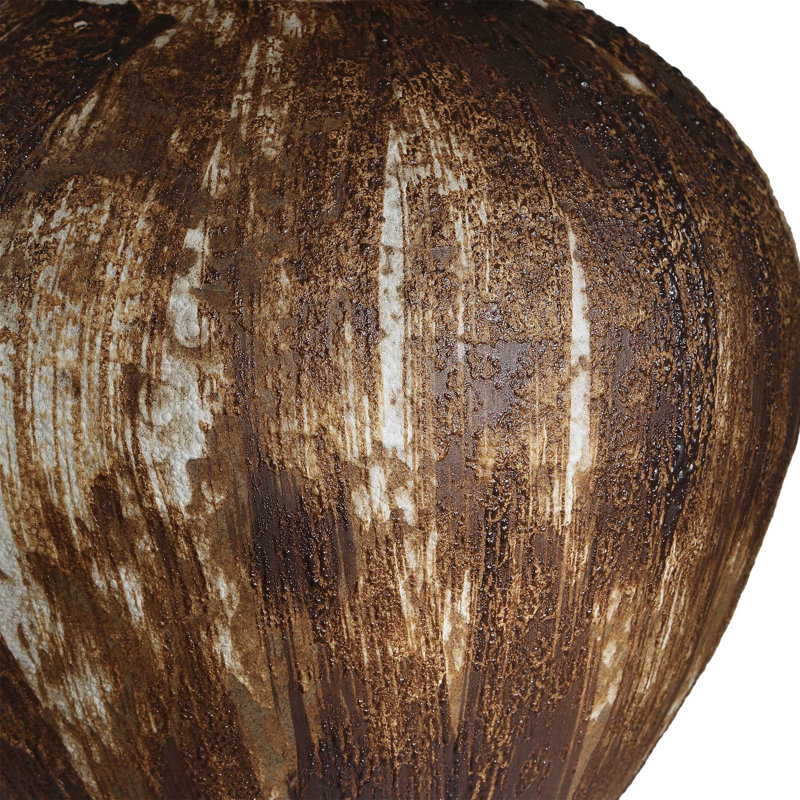 Uttermost Mckinley Textured Brown Table Lamp