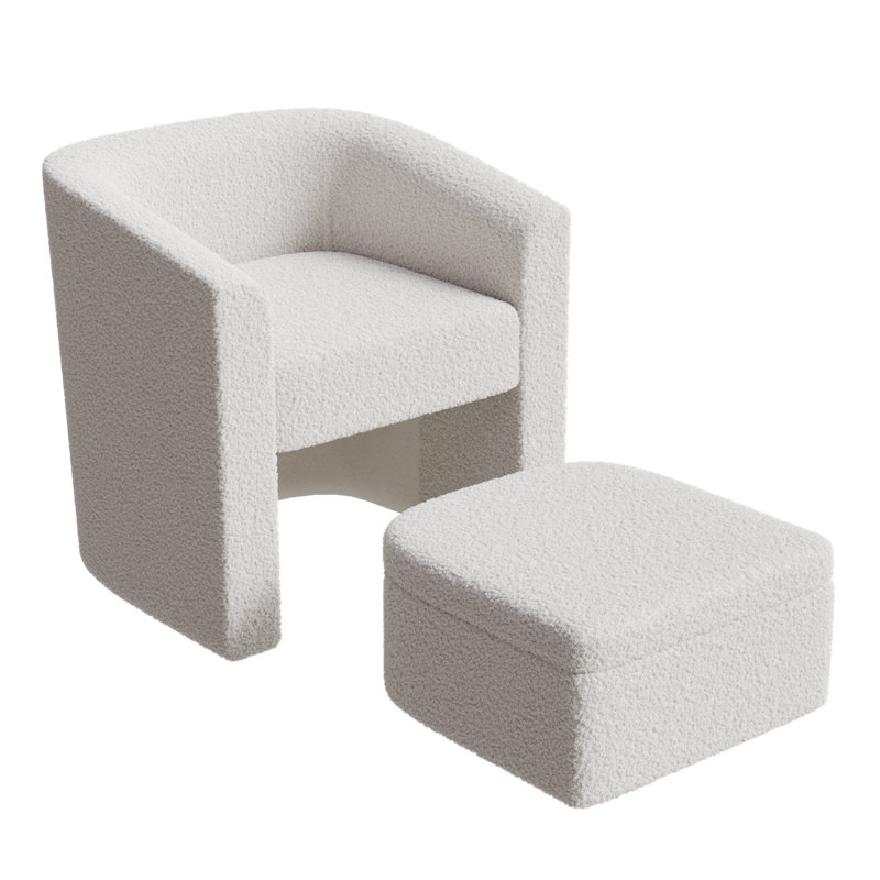 Chaise d'appoint moderne avec canapé et fauteuil d'appoint