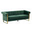 Élégant canapé Mid-Century moderne en velours pour le salon, canapé confortable 3 places-2124961408