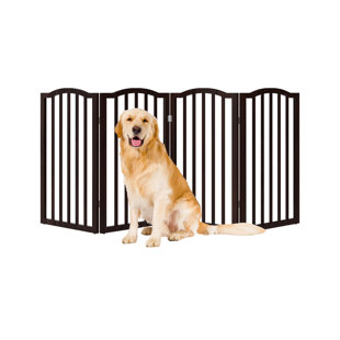 Wood Free Standing Pet Gate