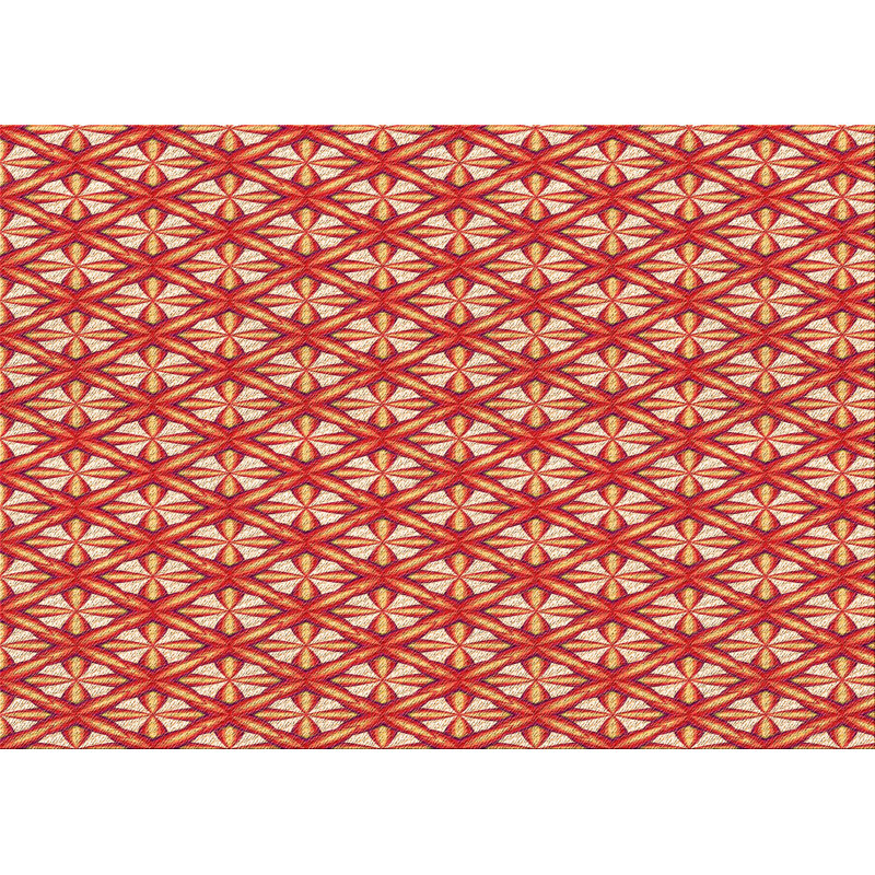 Geometric Indoor Rug, Rectangle 5' x 8'