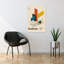 Geometric Shapes Bauhaus Abstract Geometric Minimalist Architecture Wall Art Print 1 Piece Wrapped Canvas Wall Art-108110304