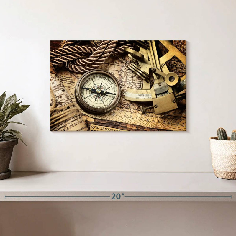 Outils de navigation Aletra Antique, H 8 po x l 12 po