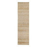 Textural Hand Knotted Wool Striped Area Rug