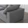 Canapé modulaire de coin modulaire réversible de 119 po de largeur Burrows