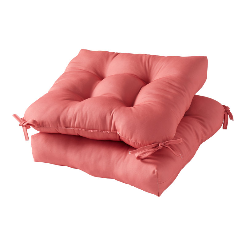 Coussin de chaise de salle à manger d'extérieur Shipton, Corail, 2