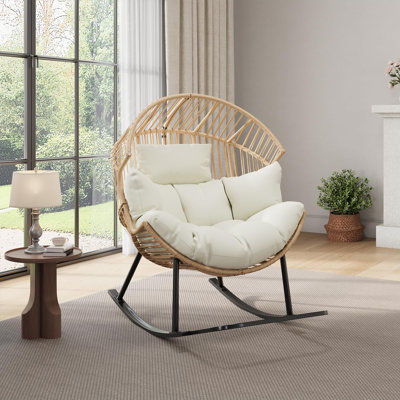 Fauteuil à bascule Wicker