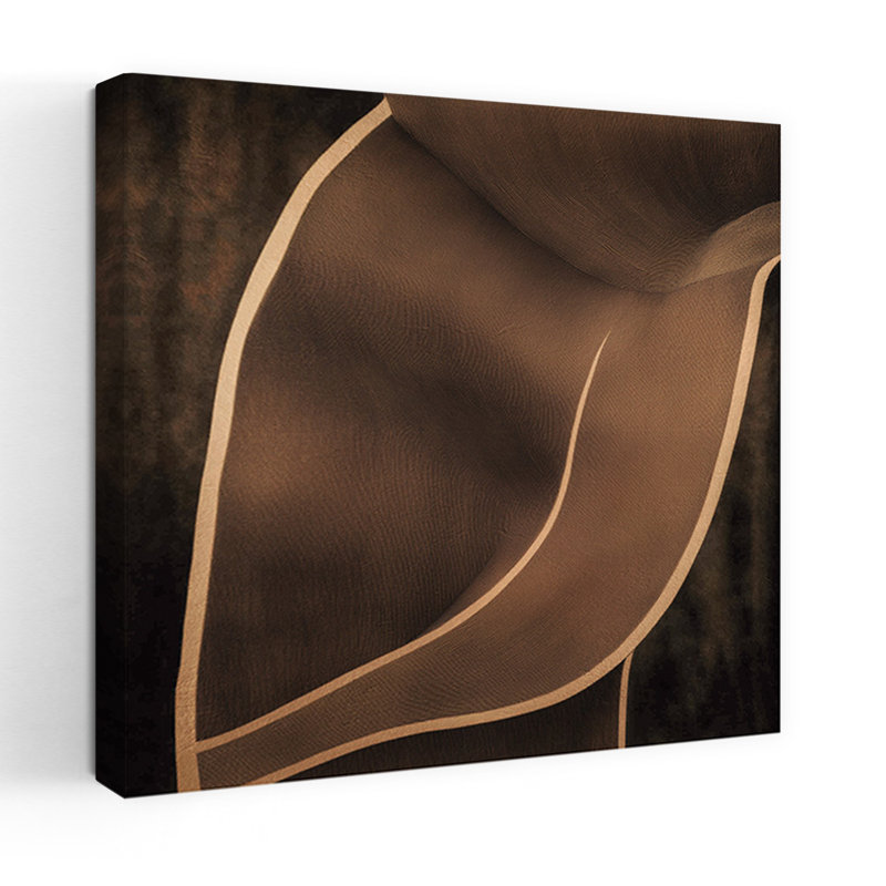 Art contemporain contemporain, art floral minimaliste, H 36 po x l 36 po