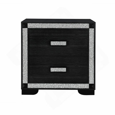 Table de chevet gris anthracite