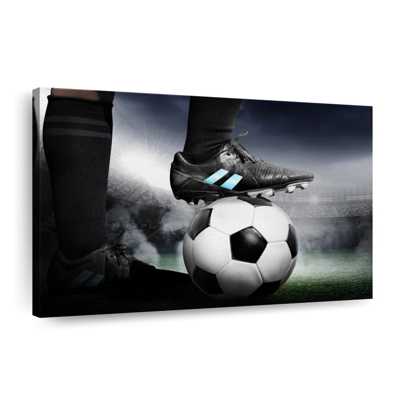 Intense Soccer - impression sur toile tendue, H 8 po x l 12 po x P 1 po