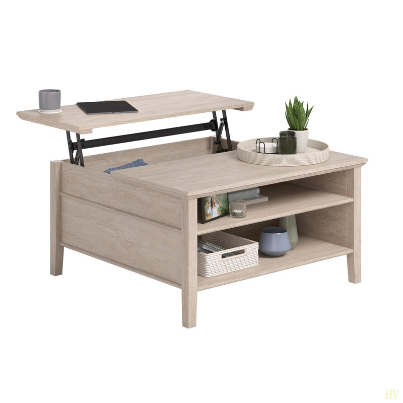 Table basse à plateau relevable