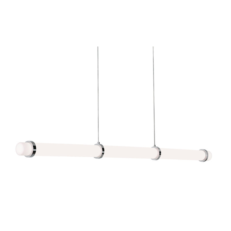 Miami - Luminaire suspendu linéaire DEL - Chrome poli, Chrome poli