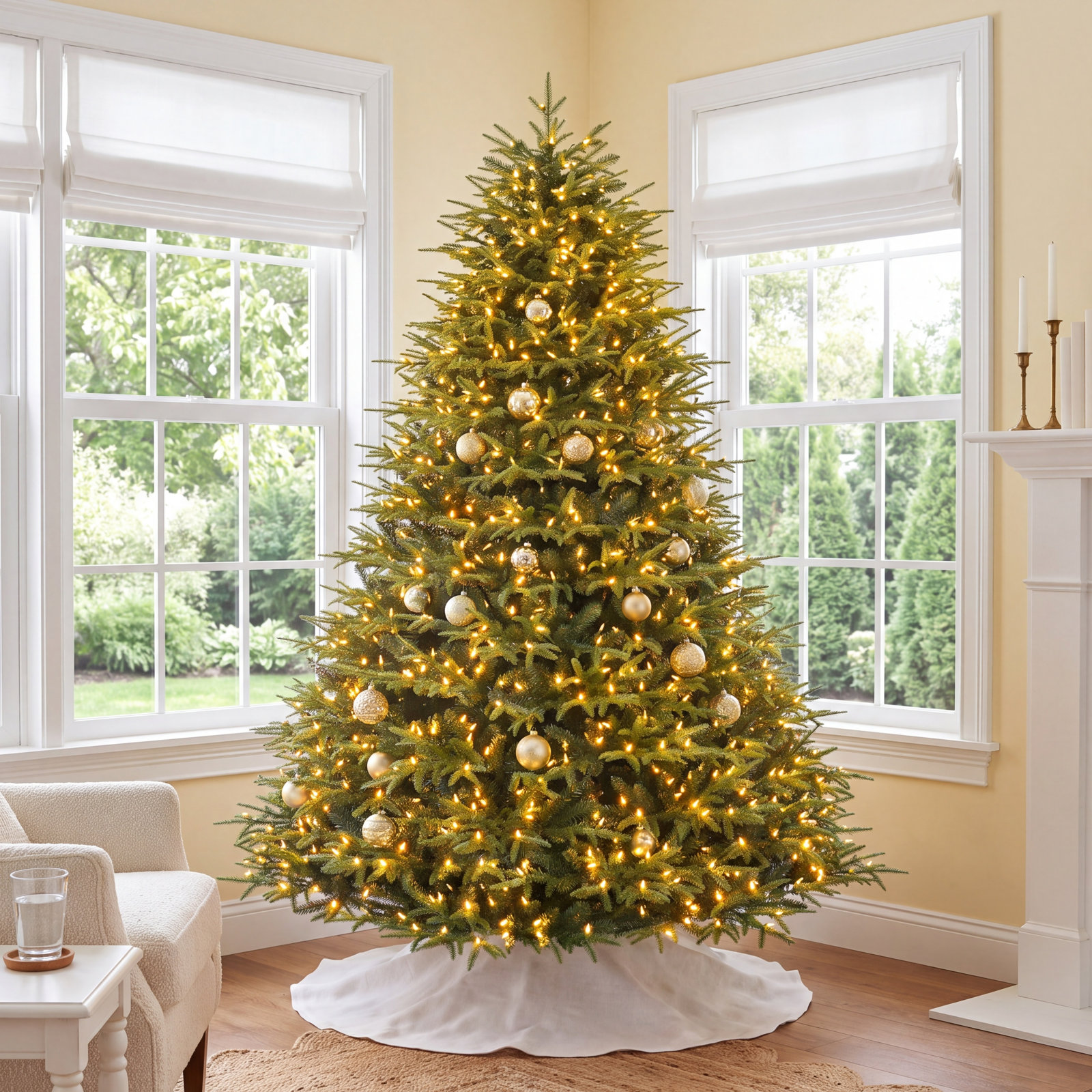 Pre-Lit Fraser Fir Christmas Tree, 8.5' H
