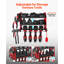 Support de rangement mural pour outils électriques 3 couches 4 supports de perceuse