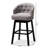 Amarvesh Swivel Upholstered Counter Stool with Solid Wood Frame-1013829836