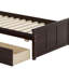Lit plateforme avec rangement, 2 tiroirs avec roulettes-1647256153