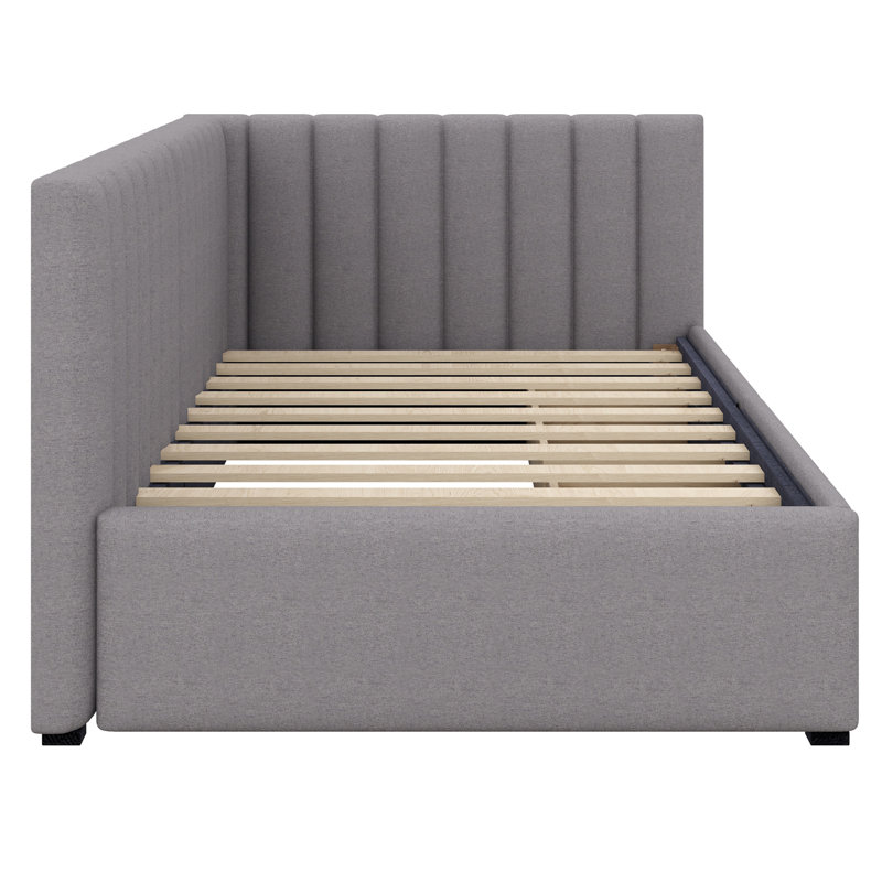 Tikiya Upholstered Daybed, Grey