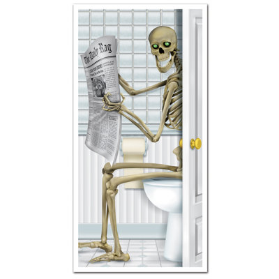 Murale de porte d’entrée skeleton