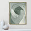 «Wyn Enriched Emerald - Floater Frame», reproduction d'impression sur toile-59825407-59825405