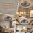 21" Caged Flush Mount Ceiling Fan with LED Light and Remote Control