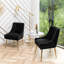 Chaise d'appoint en velours beige Baudel-1563904544