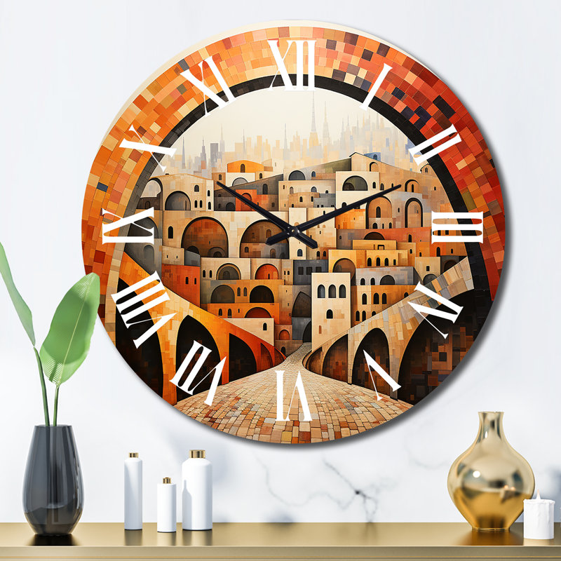 Metal Wall Clock, Large