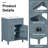 24" Bathroom Modern Vanity With Sink, Mdf, Rubberwood, 3 Drawers, Shelved Cabinet, Sized For Small-to-medium Baths-1547308215