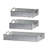 S/3 Decorative Galvanized Gray Nesting Trays