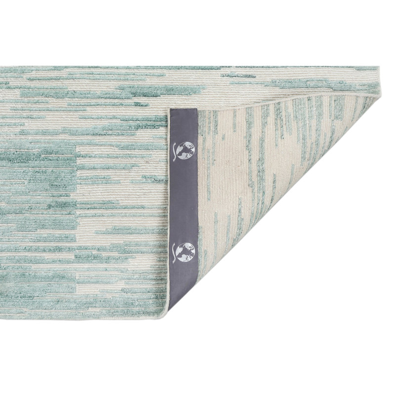 Handmade Wool Area Rug, Rectangle 10' x 14'