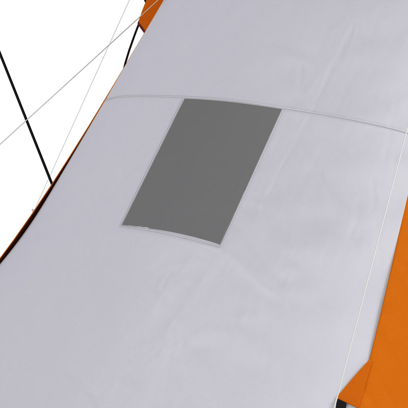 6 Person Tent, Orange