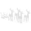 Lighted Reindeer and Sleigh Christmas Decoration with LEDs Acrylic-292850375